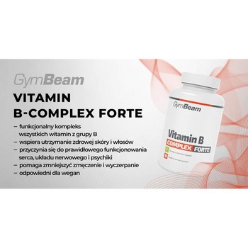 GymBeam Witamina B-Complex Forte, tabletki, 90 szt.