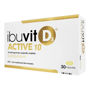 Ibuvit D3 Active 10, 10 mcg, kapsułki miękkie, 30 szt.