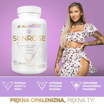 Allnutrition, ALLDEYNN Sunrose, tabletki, 120 szt.