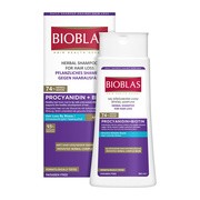 Bioblas, ziołowy, antystresowy szampon z procyjanidyną i biotyną do wszystkich rodzajów włosów, 360 ml        