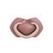 Canpol Babies Pure Color, smoczek silikonowy, symetryczny, 18m+, pink, 2 szt.