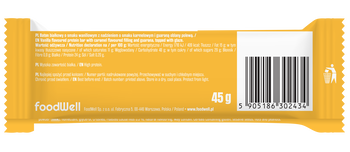 Purella Superfoods, Waniliowa Straciatella, baton proteinowy, 45 g