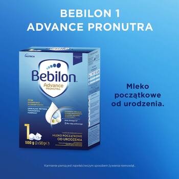 Bebilon Advance Pronutra 1, mleko początkowe, proszek,1000 g (2x500g)
