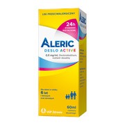 Aleric Deslo Active 0,5 mg/ml, syrop 60ml, na alergię i katar sienny dla dzieci