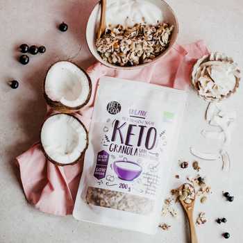 Diet-Food, Bio Granola Keto, Porzeczka, 200 g