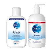 Zestaw Oilatum, Formuła Zaawansowana, emulsja do kąpieli, 250 ml + Formuła MED, krem, 300 ml https://azcdn.doz.pl/image/d/product/b4854f10-scale-180x180.png