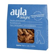 Ayla Delight, filet z uda indyka, liofilizowane przysmaki dla psa, 28 g