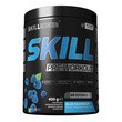 Skill Nutrition Pre-Workout, proszek, smak blue raspberry, 400 g