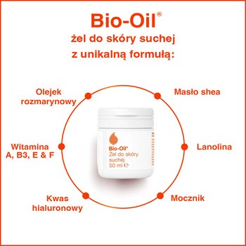 Bio-Oil, żel do skóry suchej, 50 ml