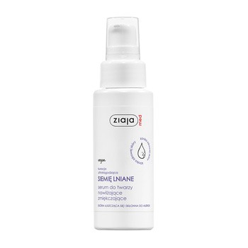 Ziaja Med Siemię lniane, serum do twarzy nawilżajaco-zmiękczające, 50 ml