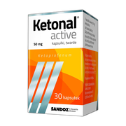Ketonal Active, 50 mg, kapsułki twarde, 30 szt.