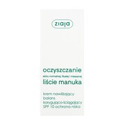 alt Ziaja Liście Manuka-Oczyszczanie, krem nawilżający, korygująco-ściągający, SPF 10, 50 ml