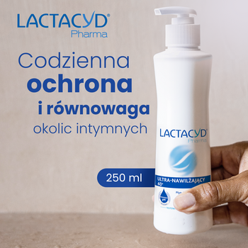 Lactacyd Pharma, ultra-nawilżający płyn ginekologiczny 40+, 250 ml, z pompką