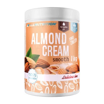 Allnutrition Almond Cream Smooth, krem migdałowy, 1000 g