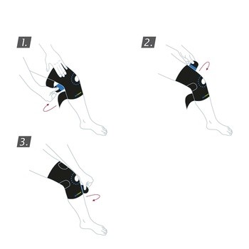 Actimove SE Knee Support, regulowana orteza stawu kolanowego z odsłoniętą rzepką, 1 szt.