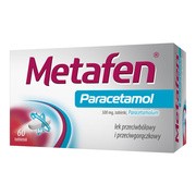 Metafen Paracetamol, 500 mg, tabletki, 60 szt.