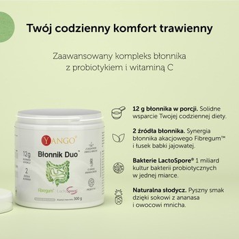 Yango Błonnik Duo, proszek, 300 g