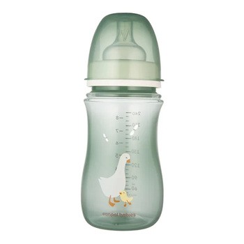 Canpol Babies, butelka antykolkowa EasyStart PP Goose, 240 ml, 1 szt.