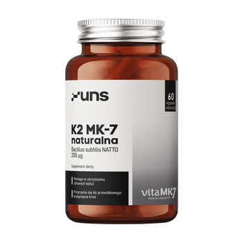 Uns Naturalna K2 MK-7, kapsułki, 60 szt.