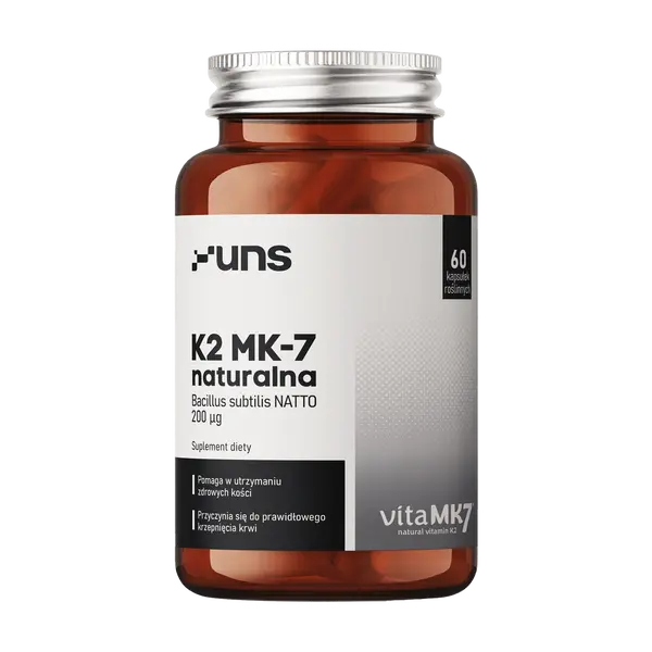 Witamina K2 MK-7 200 µg 60 kapsułek [Uns] - Uns