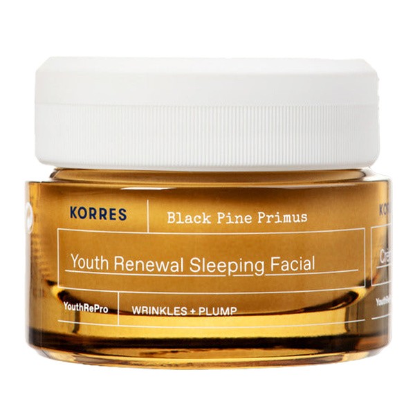 Korres Korres Black Pine Primus, krem, p/zmarsz.,n/noc, 40 ml