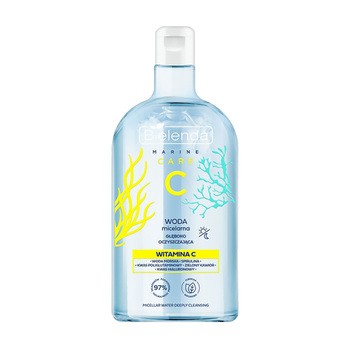 Bielenda C Marine Care, głęboko oczyszczająca woda micelarna z witaminą C, 400 ml