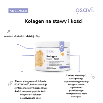 Osavi Kolagen Stawy i Kości, proszek, 153 g