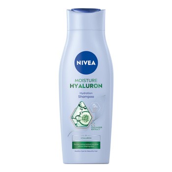Nivea Moisture Hyualuron, szampon nawilżający z hialuronem i ogórkiem, 400 ml