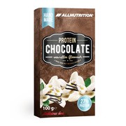 Allnutrition Protein Chocolate, biała czekolada, smak waniliowy, 100 g https://azcdn.doz.pl/image/d/product/380a5e46-scale-180x180.png