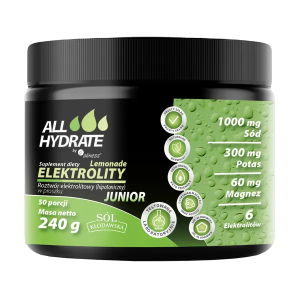 Elektrolity Junior 240g [Aliness] - Aliness Health'N'Beauty