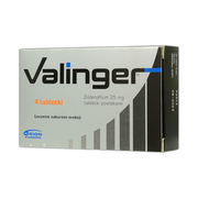 Valinger, 25 mg, tabletki powlekane, 4 szt.