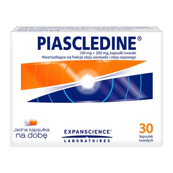 Zestaw 3x Piascledine, 100 mg + 200 mg, kapsułki twarde, 30 szt.