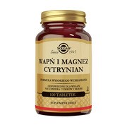 Solgar Wapń i Magnez Cytrynian, tabletki, 100 szt. https://azcdn.doz.pl/image/d/product/77715d30-scale-180x180.png
