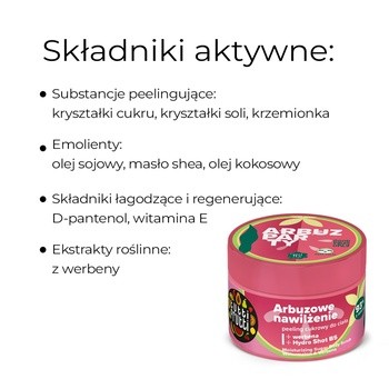 Farmona Tutti Frutti, peeling cukrowy, arbuzowe nawilżenie, 300 g