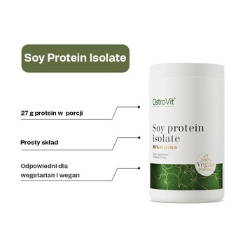 OstroVit Soy Protein Isolate, proszek, 390 g