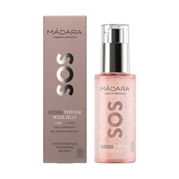 Madara SOS Hydra Intense Rose Jelly, żel różany do twarzy, 75 ml