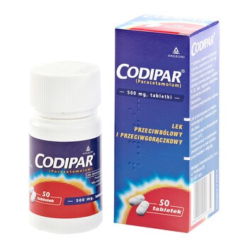 Codipar, 500 mg, tabletki, 50 szt.