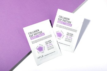APLB Collagen EGF Peptide Sheet Mask, maska w płachcie do twarzy z kolagenem i peptydami EGF, 25 ml
