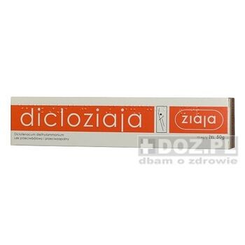 Dicloziaja, 10 mg / g, żel, 50 g