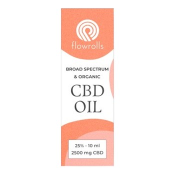 Flowrolls, Olejek konopny, Broad Spectrum CBD 25%, 10 ml