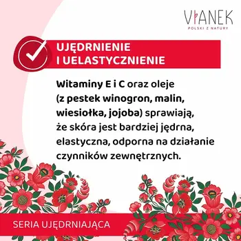 Vianek, przeciwzmarszczkowy krem do twarzy na dzień, cera tłusta, 50 ml