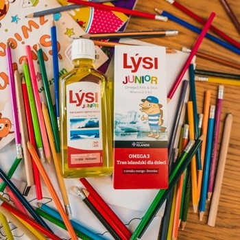 Tran islandzki dla dzieci o smaku mango-limonka, 240 ml