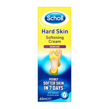 Scholl, krem zmiękczający twardą skórę stóp, 60 ml