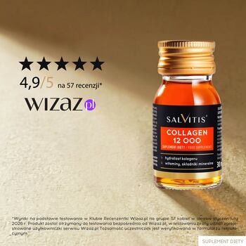 Salvitis Collagen 12000, kolagen do picia, płyn, 30 ml