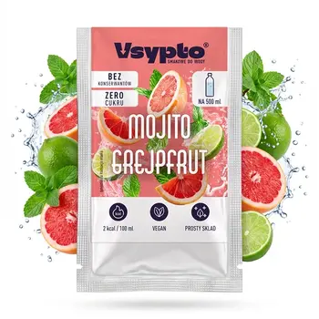 VSYPTO, proszek smakowy do wody, smak Mojito Grejpfrut, 3 g