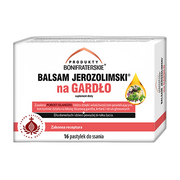 Produkty Bonifraterskie, Balsam Jerozolimski na gardło, pastylki do ssania, 16 szt.