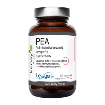 PEA Palmitoiloetanoloamid Levagen+, kaps., 60 szt