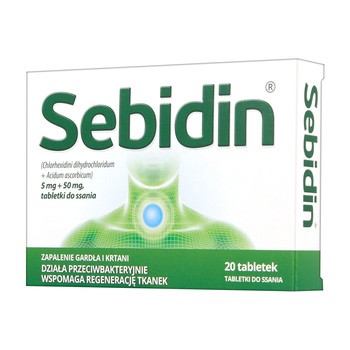 Sebidin, tabletki do ssania, 20 szt.
