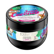 Eveline Cosmetics Food For Hair, nawilżająca maska do suchych i łamliwych włosów Sweet Coconut, 500 ml