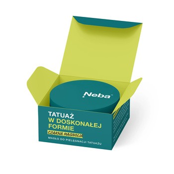 Neba, masło do tatuażu i ciała, Czarna Magnolia, 100 ml